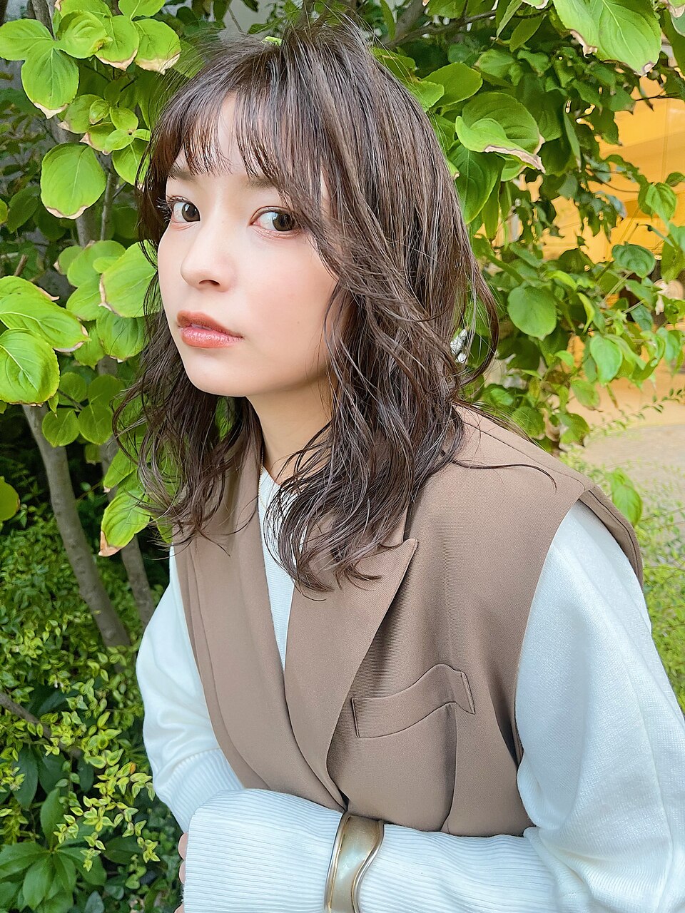 大人可愛いまろやかベージュヘアー♪