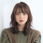 大人可愛い顔まわり×ミニウルフ×ブラウン×20代30代40代