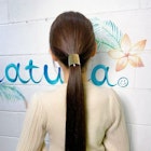 髪質改善 で艶髪 ポニーテール☆ フェザーバング で大人可愛い