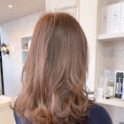福山市美容室Caary人気 秋っぽい大人めマロンブラウン
