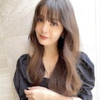 【Gigi遠藤】大人かわいいフェザーバングテラコッタくびれヘア