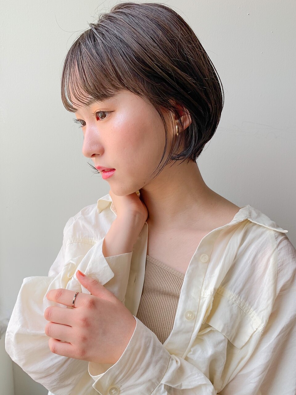 前下がりのショートボブ＊