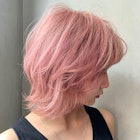 【Blanc/広島】ピンクアッシュ/ピンクベージュ/ショート