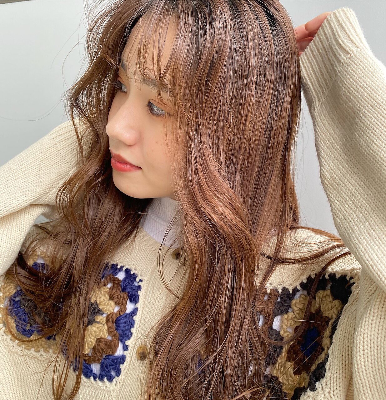 ゆるふわ可愛い韓国ヘアとブラウンベージュカラー◎