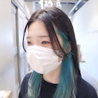 インナーカラー×ミントグリーン