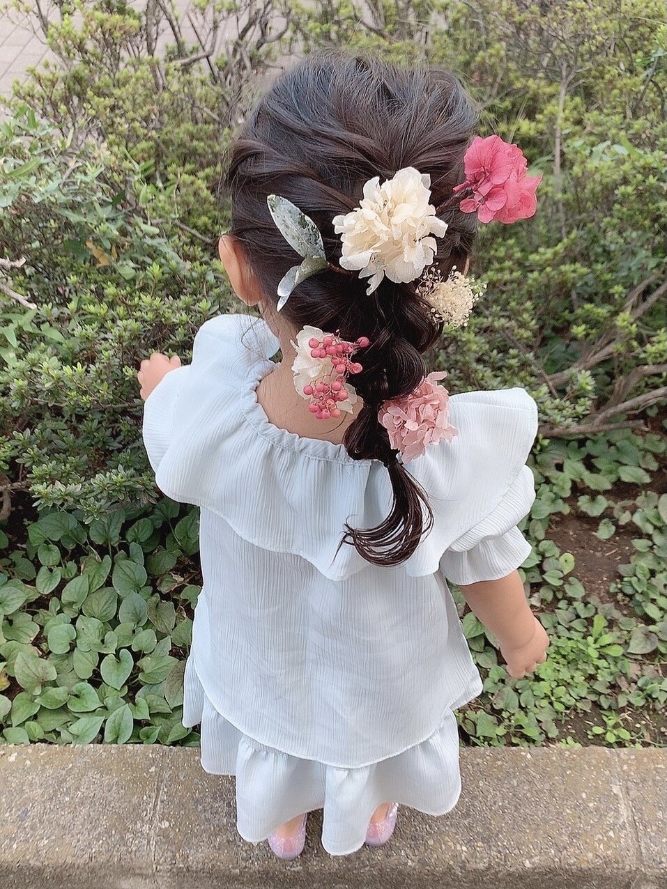 ◆ キッズアレンジ☆崩れにくい編み下ろし