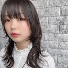 愛され小顔フェザーロングウルフ