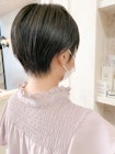 福山美容室人気Caary丸みショート　ショートヘア　ショートボブ