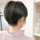 福山美容室人気Caary丸みショート ショートヘア ショートボブ