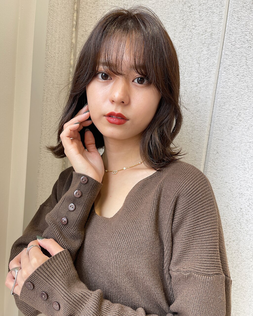 大人可愛いオリーブベージュ　［unsommet木庭］
