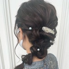 編みおろし片寄せスタイル