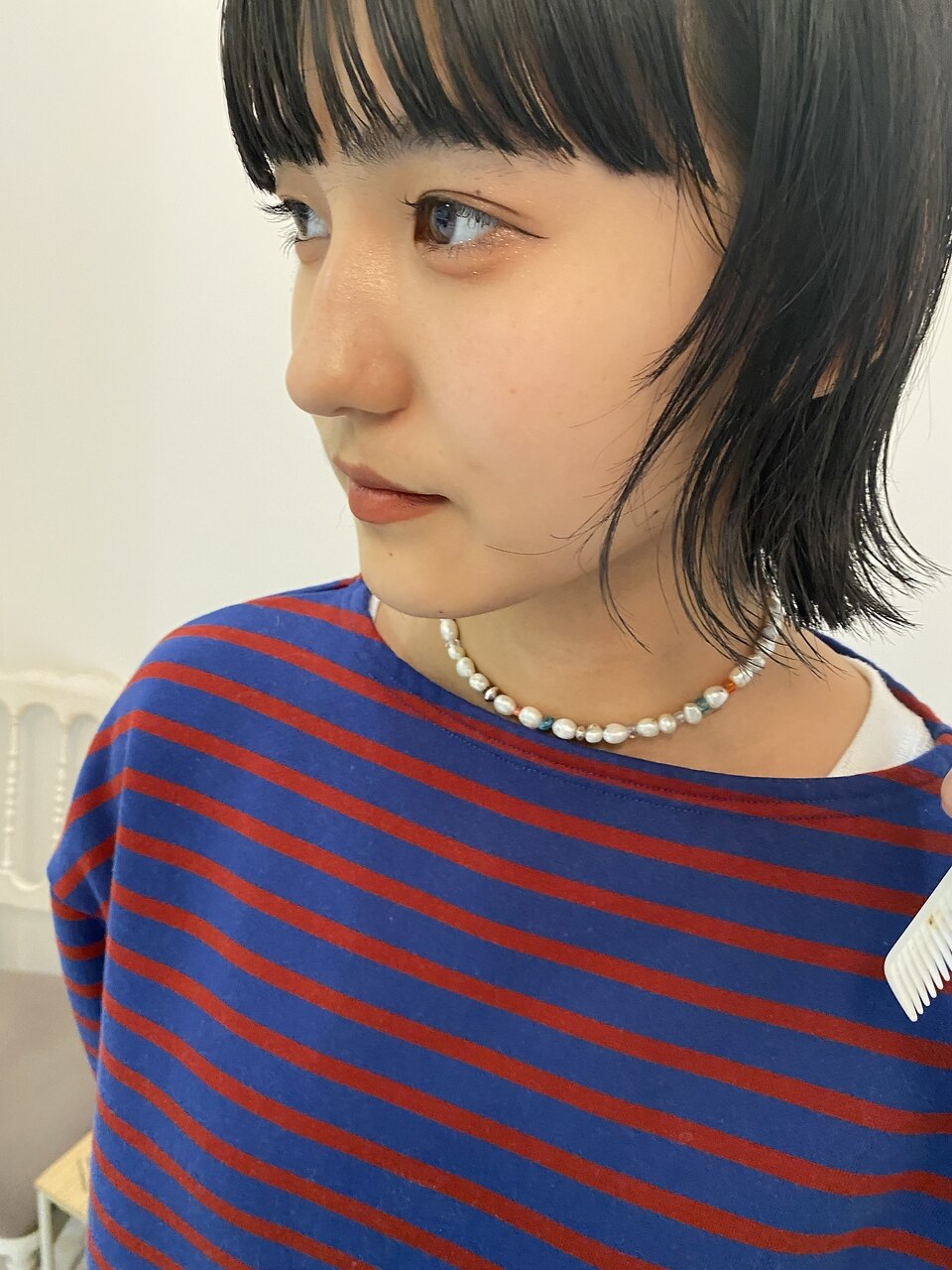 【F.】中崎町顔まわりレイヤーボブワイドバング