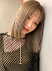【Blanc】ミントベージュ_Aラインボブ6523