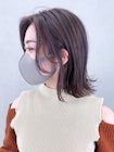 ラベンダーグレージュ外ハネボブ_ミニウルフテラコッタ_ba323631