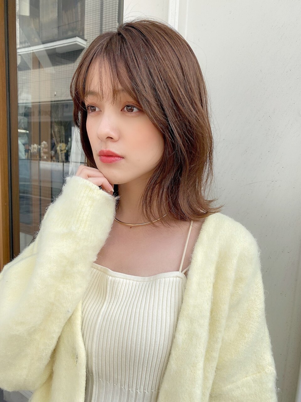 ベース顔に似合う髪型は ベース型さん向けヘアのポイント レングス別サンプル集 ホットペッパービューティーマガジン
