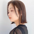 20代30代おすすめストレートボブ/ショコラアッシュ/ヘルシーヘア