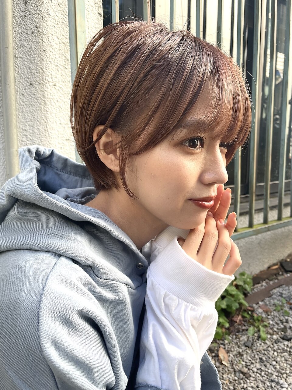 【Le'a】シースルー前髪short