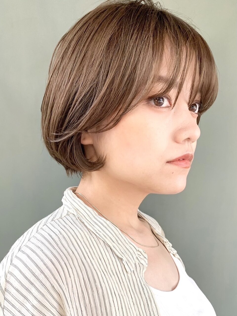 【20/30/40代にオススメ】やわらかワンカールショートボブ**