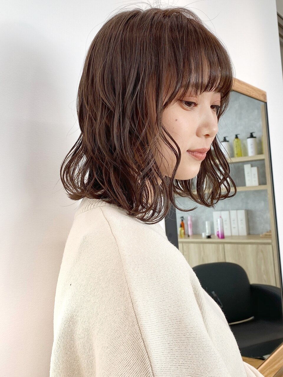 大人可愛い結べるロングボブ／永田邦彦
