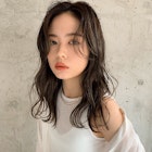 くびれヘア ウェーブミディ // ラベンダーグレージュ