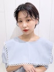 センターパート_くびれヘアビタミンカラーメルティカラー_8638