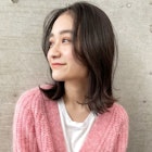 【DEAN】スモーキーブルージュ&外ハネミディ