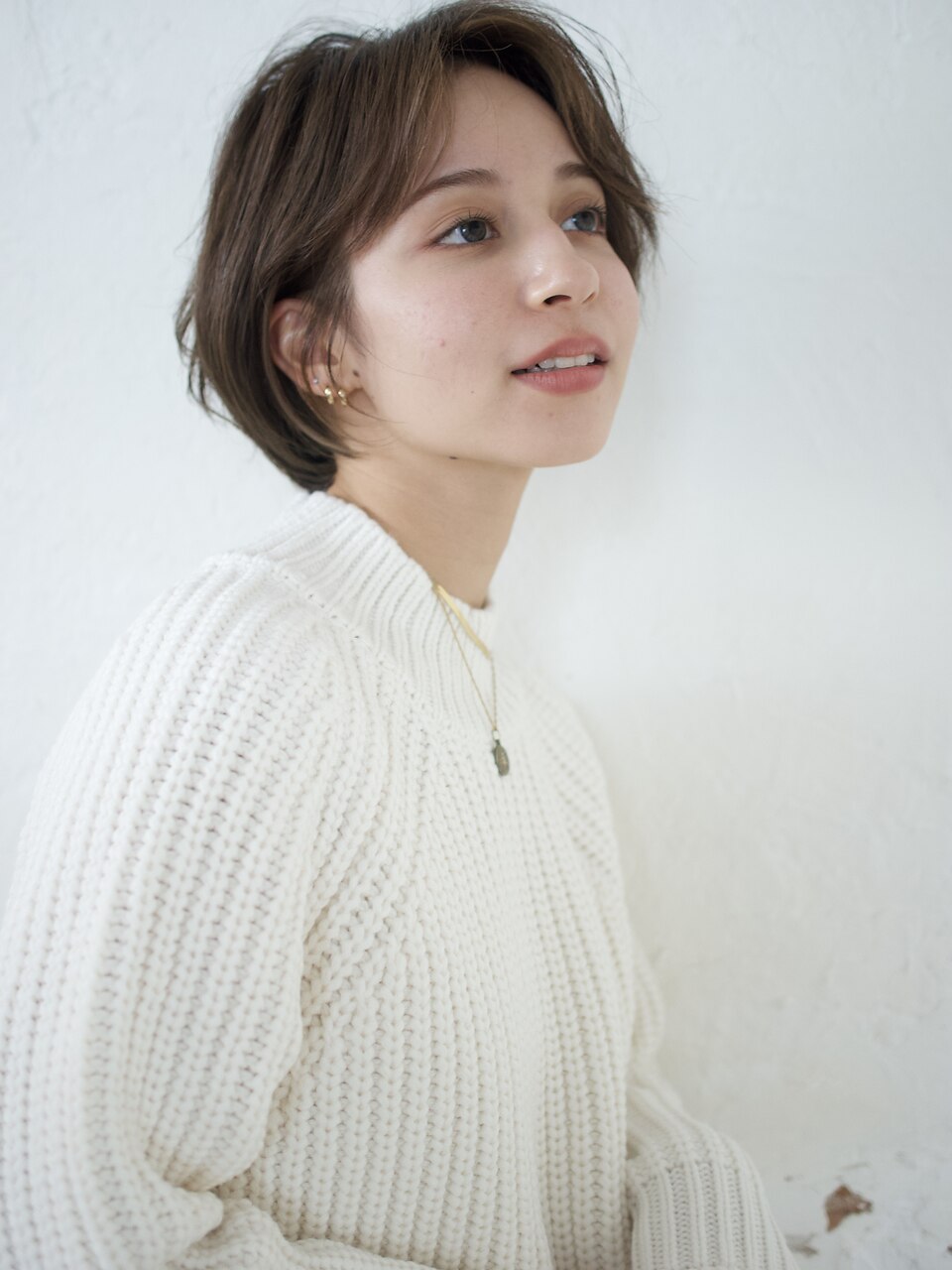 大人ショートボブ×ナチュラルボブ×前髪なしボブ20代30代40代