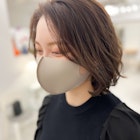 スタイリング簡単な柔らかパーマミディアム【スタイリスト白子】