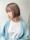 【 Kelly.シマダケースケ 】ショコラベージュ ベビーバング
