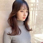 【Gigi遠藤】大人かわいいミディアムくびれヘアメルティーカラー