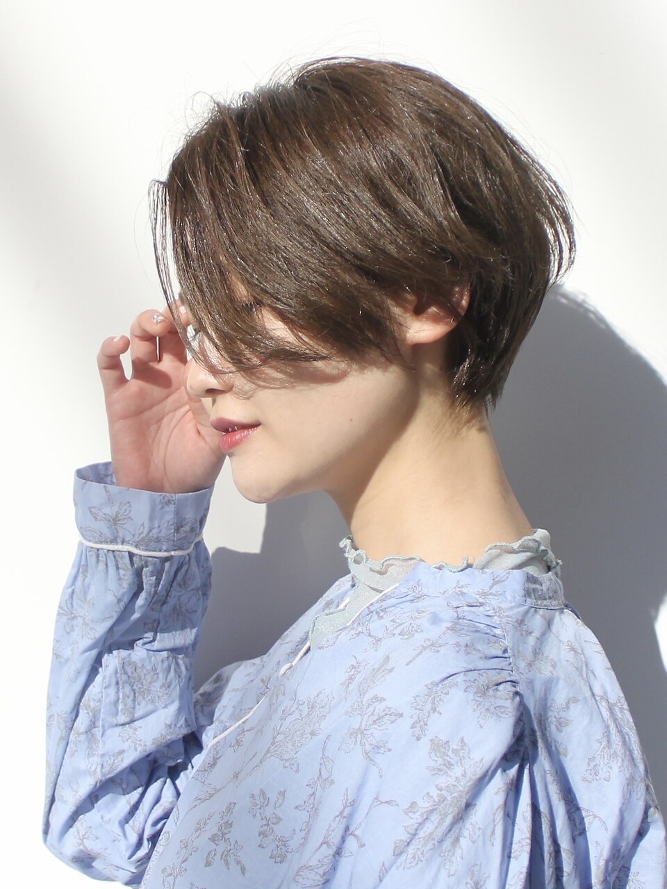 大人モードショート/ショートパーマ/表参道/30代40代