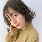 ボブ マッシュ ショート くびれヘア メルティカラー