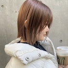 putsun bob×beige color