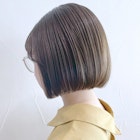 シンプルボブオリーブグレージュ_くびれヘアビタミン_ba332951