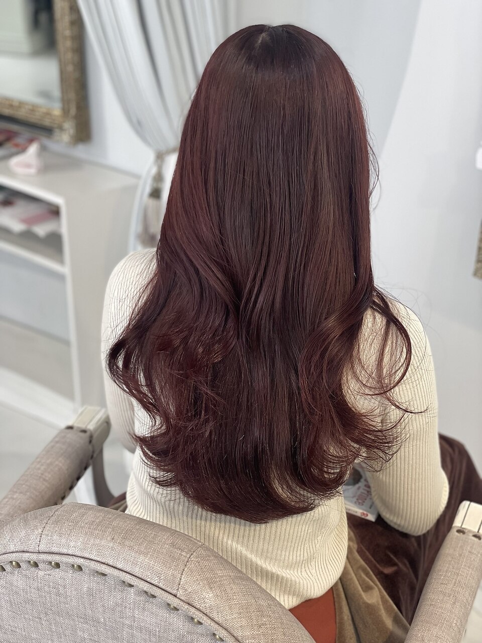 ワインレッドの髪色ガイド 魅力とレングス別ヘアカラーサンプル集 ホットペッパービューティーマガジン