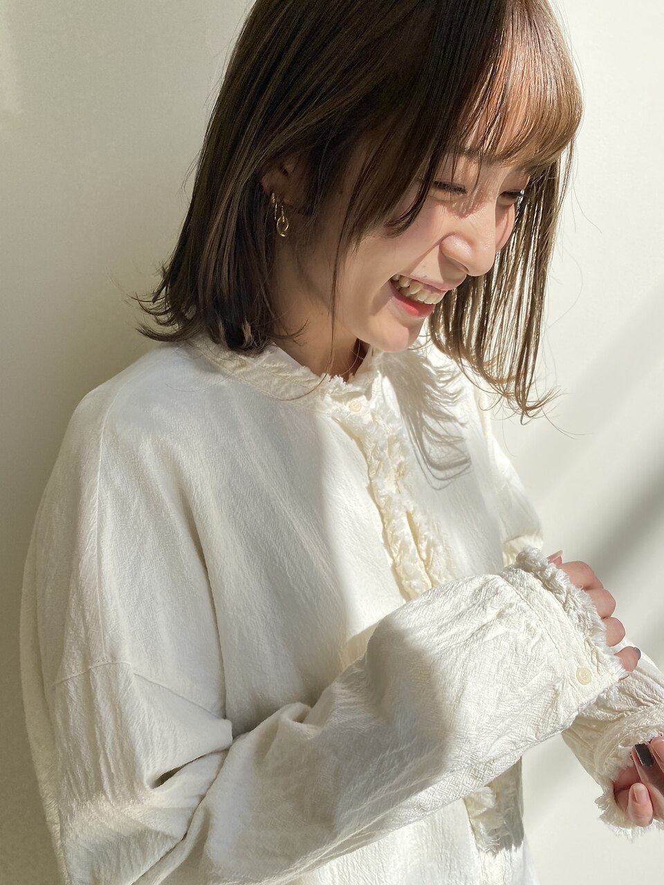 結んでも可愛いボブヘア♪