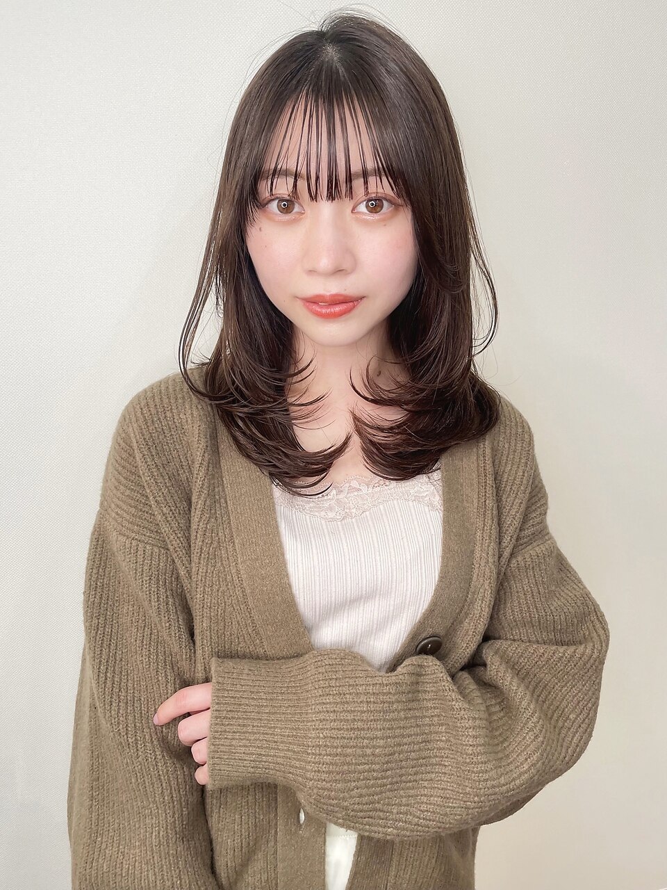 [中野莉子］ナチュラルレイヤーミディアム1 ニュアンスカラー