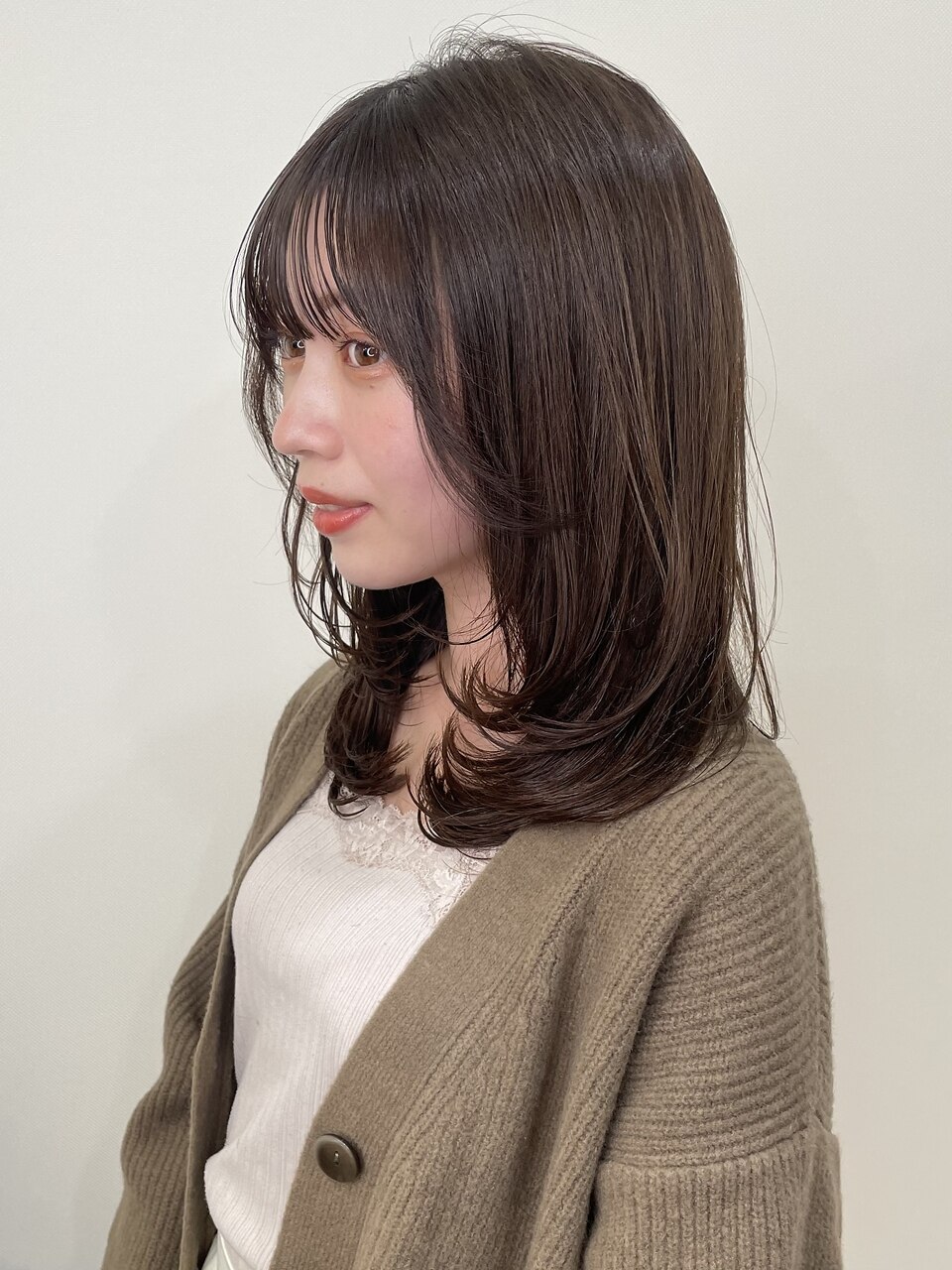 [中野莉子］ナチュラルレイヤーミディアム1