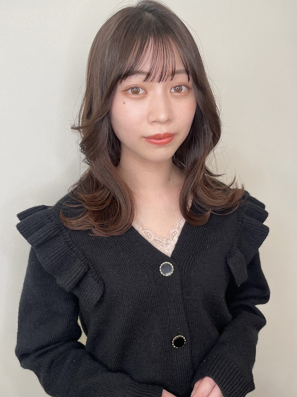 [中野莉子］韓国風レイヤー！くびれヘア1