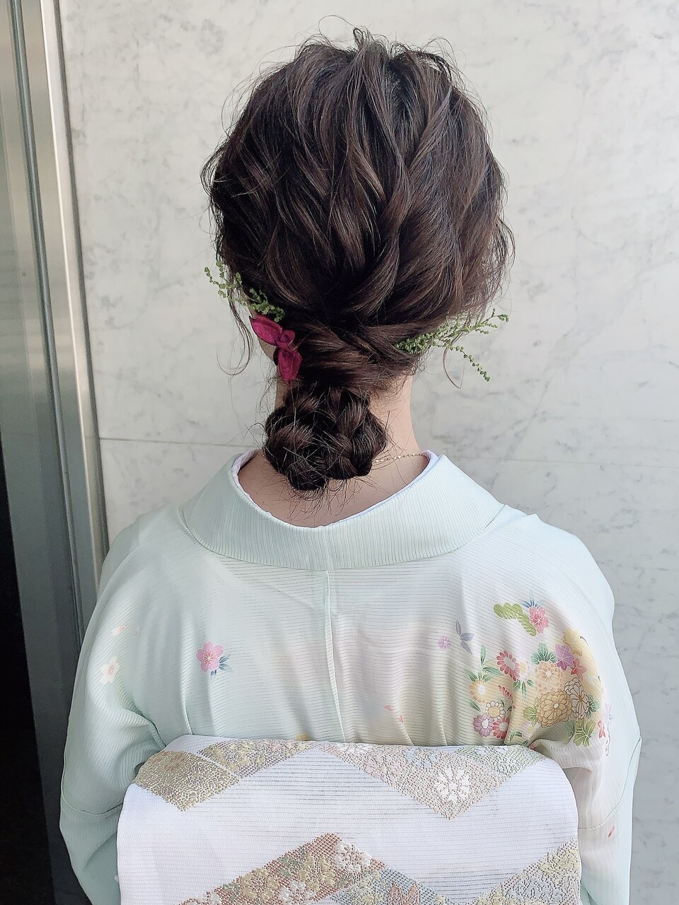 ＊ arrange hair ＊　シニヨン風