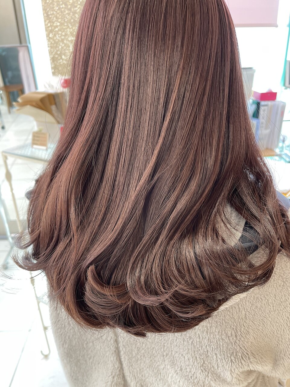 艶々ラベンダーブラウン