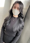【Any_藤田】韓国風くびれヘア♪シルバーグレージュ