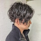 雰囲気抜群!ウェットなスパイラルパーマ★藤原