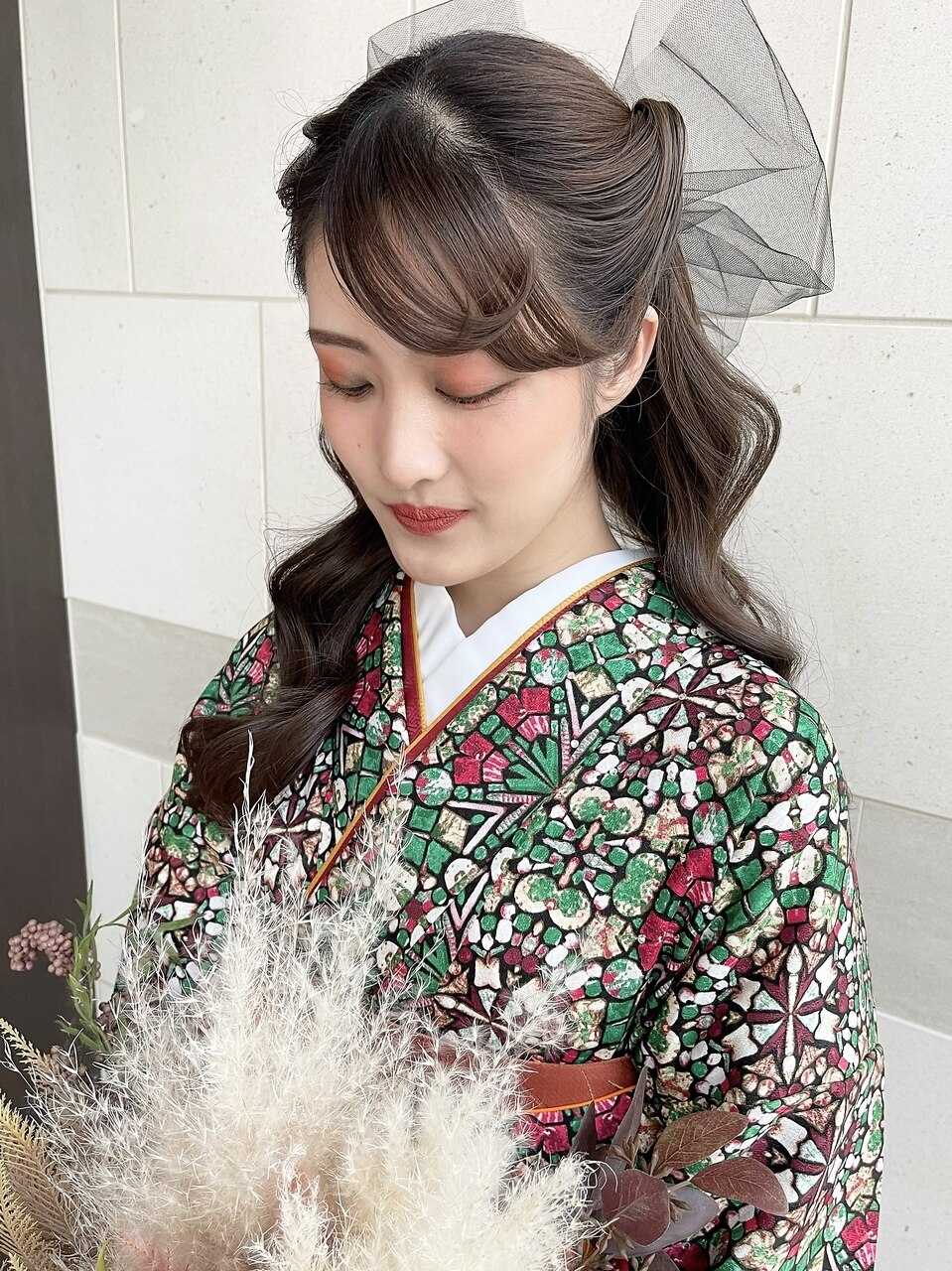 成人式や卒業式におすすめ！和装ヘアアレンジ06