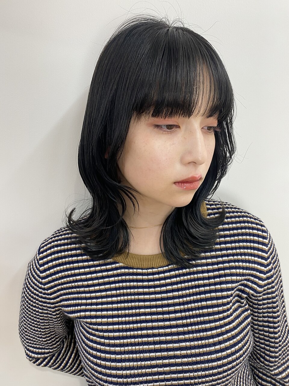 韓国ヘアエギョモリ×艶髪カラー