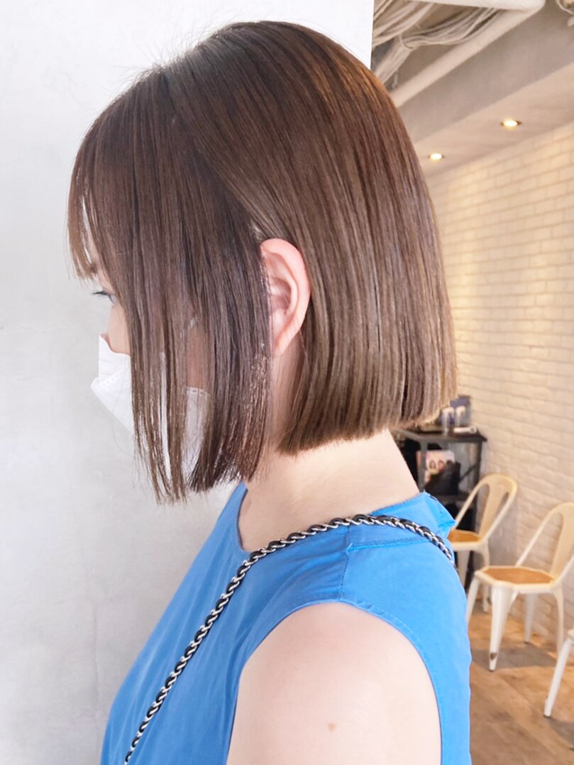 オリーブベージュ_くびれヘアビタミンカラー_ba346181