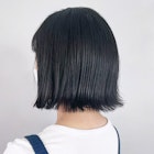 グレーボブ_くびれヘアビタミンカラーメルティカラー_ba337942