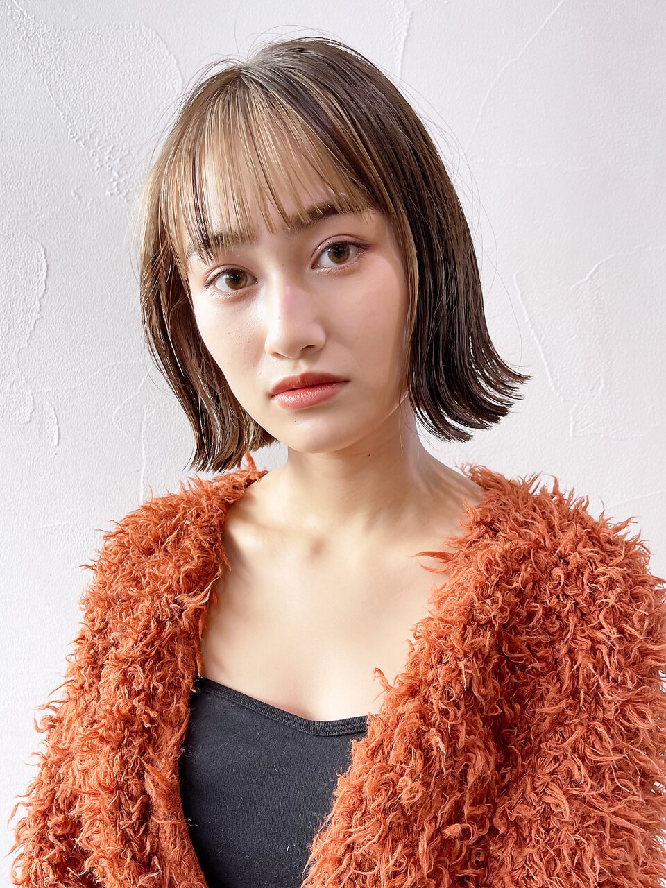 外ハネボブ_くびれヘアビタミンカラーメルティカラー_9011