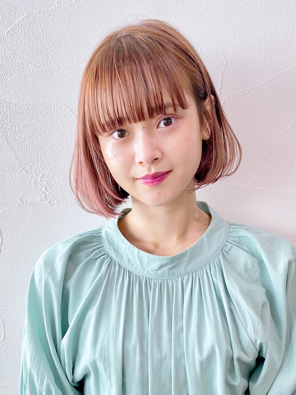 パッツンボブ_ミニウルフテラコッタくすみブルー_38913