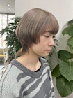 ハイトーン/ウルフ/グレージュ/ケアブリーチ/京都/河原町